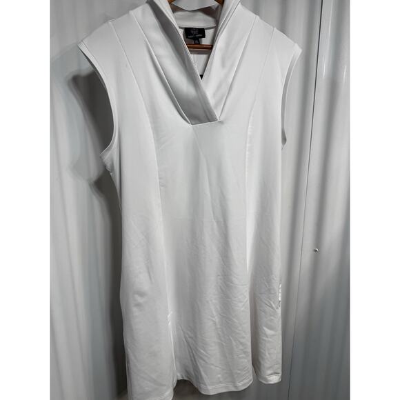 Sailor-Sailor White Performance Shift Dress Sleeveless Tennis Pickleball XL - Picture 7 of 12